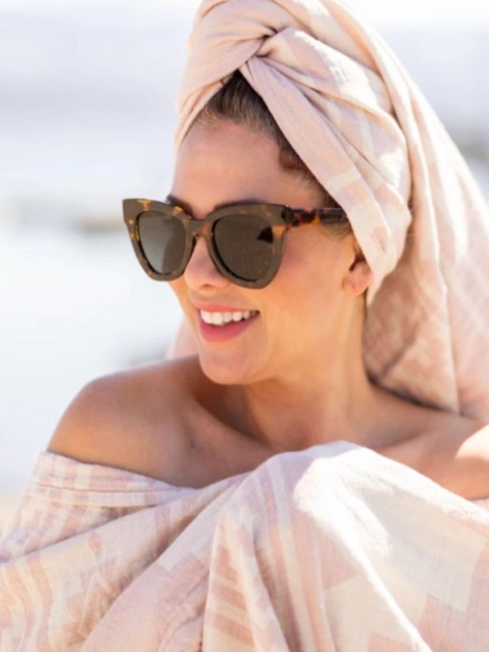 Jillian Harris x Shady Lady Tortoiseshell Cat Eye Sunglasses